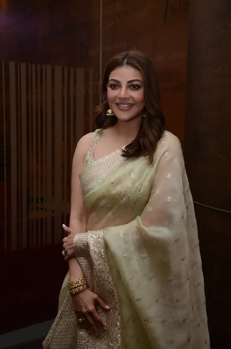 Indian Actress Kajal Aggarwal in Movie Teaser Launch